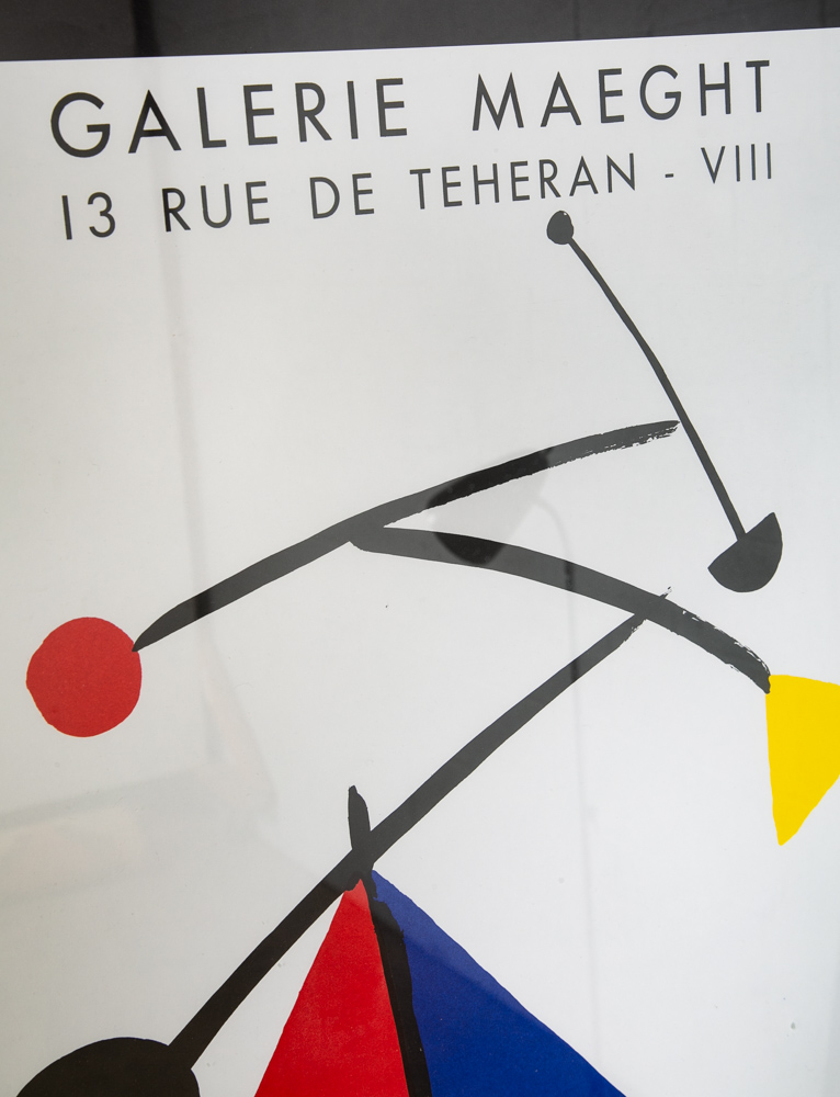Modern Art Exibit Litho Print Alexander Calder Mobiles Wall Galerie Maeght 1954 - Image 10