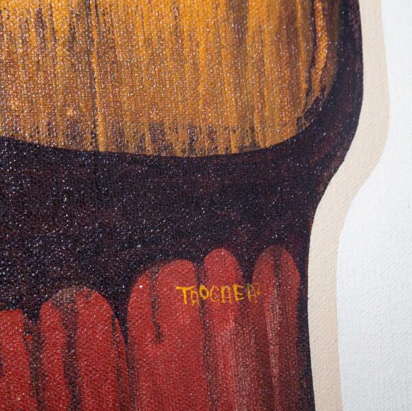 Mid Century Modern Original Painting Pop Art Abstract TaoGaea Eddie Powell 39x29 - Image 5