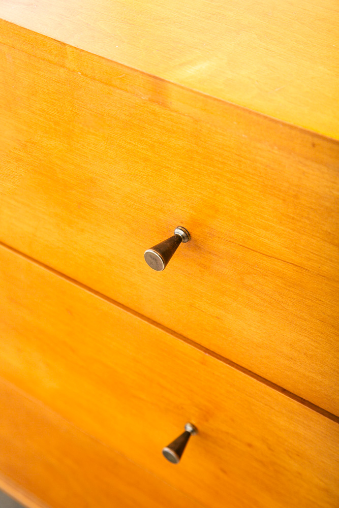 Mid Century Modern Dresser 3 Drawer Chest Paul Mccobb Planner Group Solid Maple - Image 8