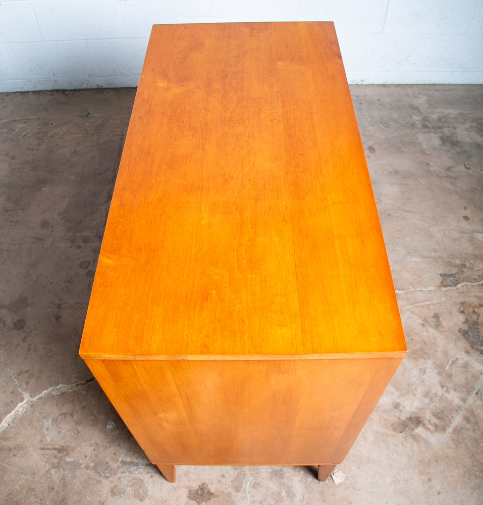 Mid Century Modern Dresser 3 Drawer Chest Paul Mccobb Planner Group Solid Maple - Image 4