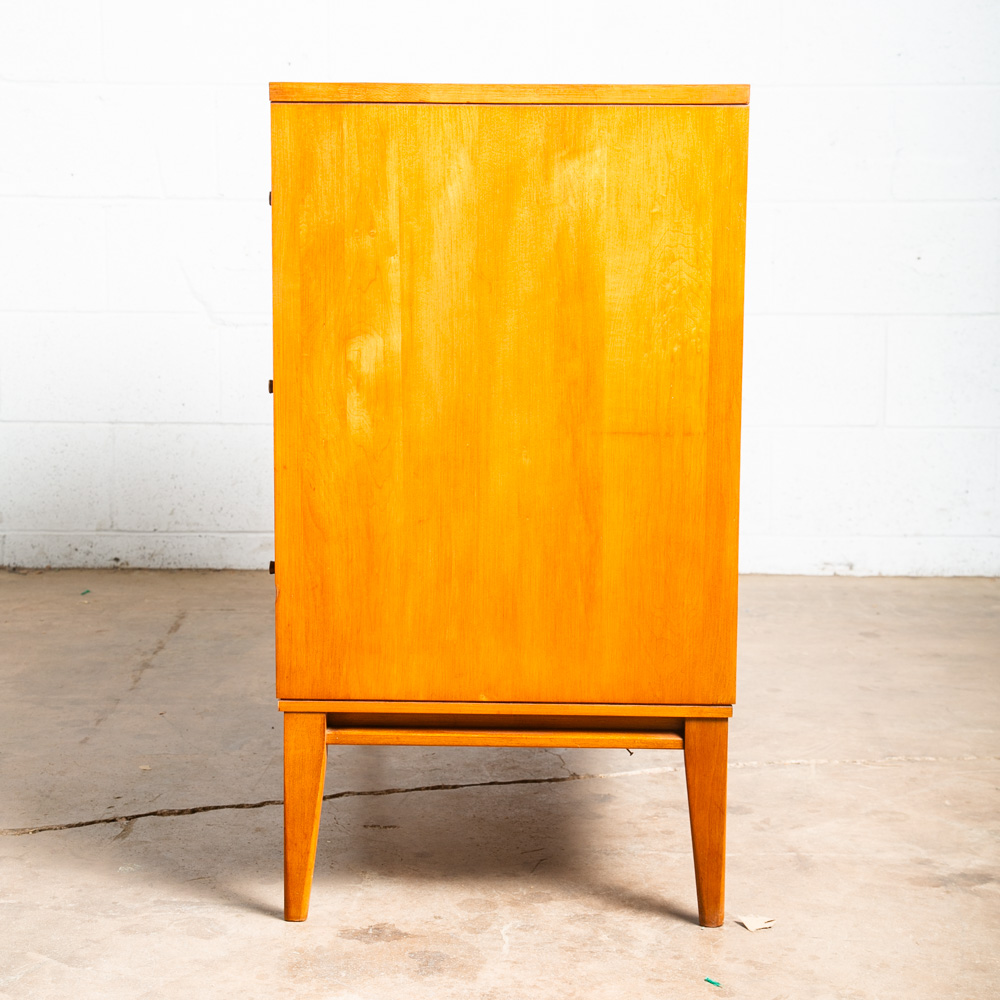 Mid Century Modern Dresser 3 Drawer Chest Paul Mccobb Planner Group Solid Maple - Image 12