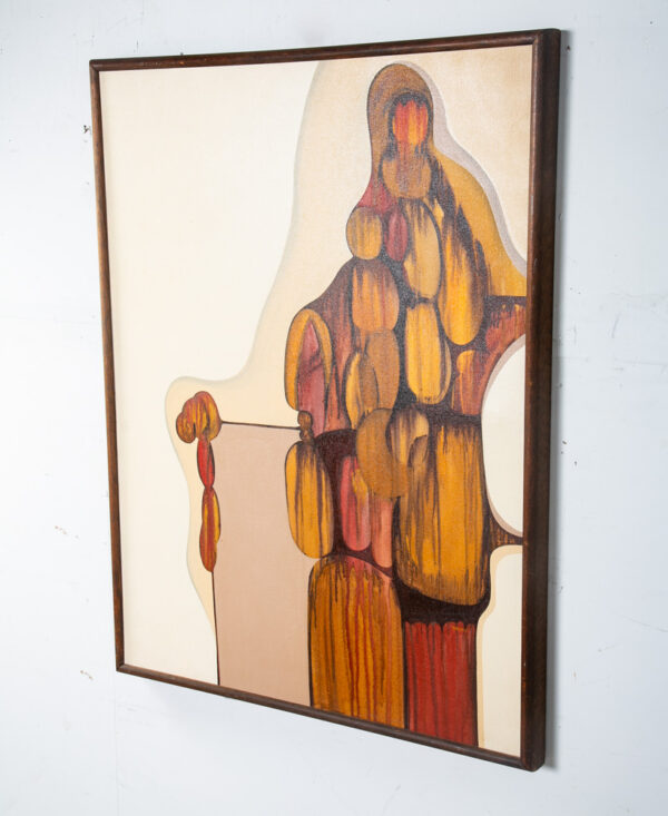 Mid Century Modern Original Painting Pop Art Abstract TaoGaea Eddie Powell 39x29 - Image 3