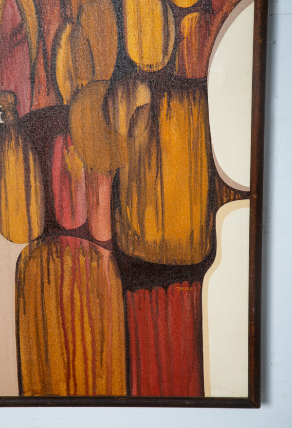 Mid Century Modern Original Painting Pop Art Abstract TaoGaea Eddie Powell 39x29 - Image 8