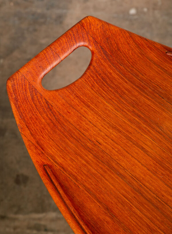 Mid Century Danish Modern serving Tray Dansk Teak Oval IHQ Jens Quistgaard M - Image 5