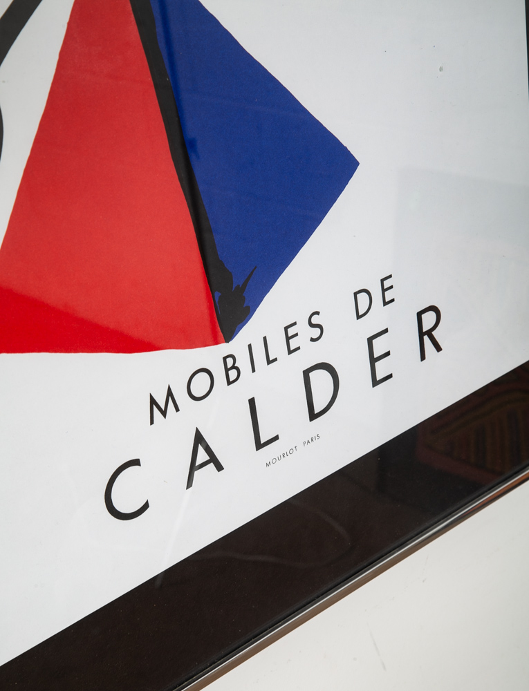 Modern Art Exibit Litho Print Alexander Calder Mobiles Wall Galerie Maeght 1954 - Image 9