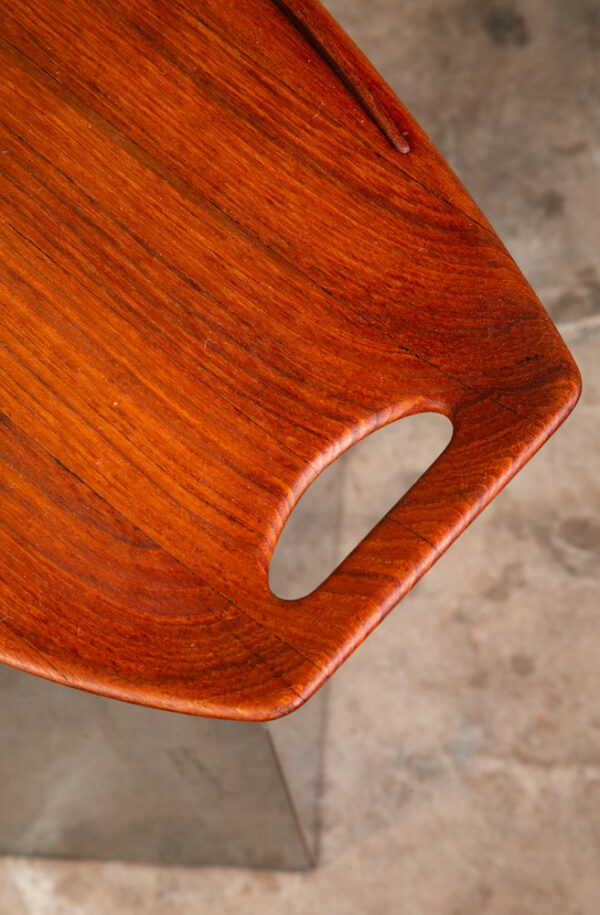 Mid Century Danish Modern serving Tray Dansk Teak Oval IHQ Jens Quistgaard M - Image 10