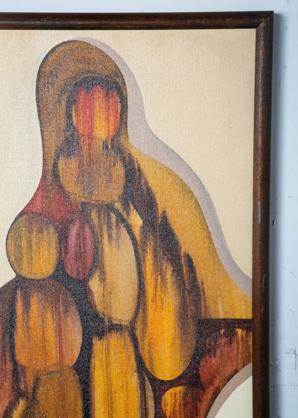 Mid Century Modern Original Painting Pop Art Abstract TaoGaea Eddie Powell 39x29 - Image 9