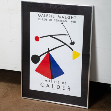 Modern Art Exibit Litho Print Alexander Calder Mobiles Wall Galerie Maeght 1954