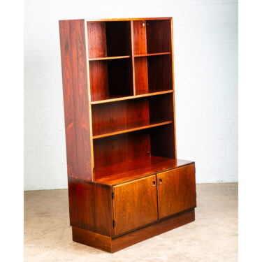 Mid Century Danish Modern Cabinet Storage Brazilian Rosewood Omann Jun Doors Mcm