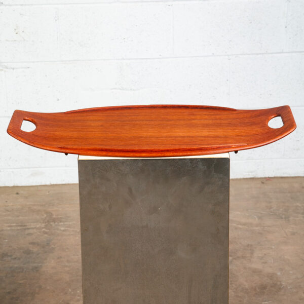 Mid Century Danish Modern serving Tray Dansk Teak Oval IHQ Jens Quistgaard M - Image 3