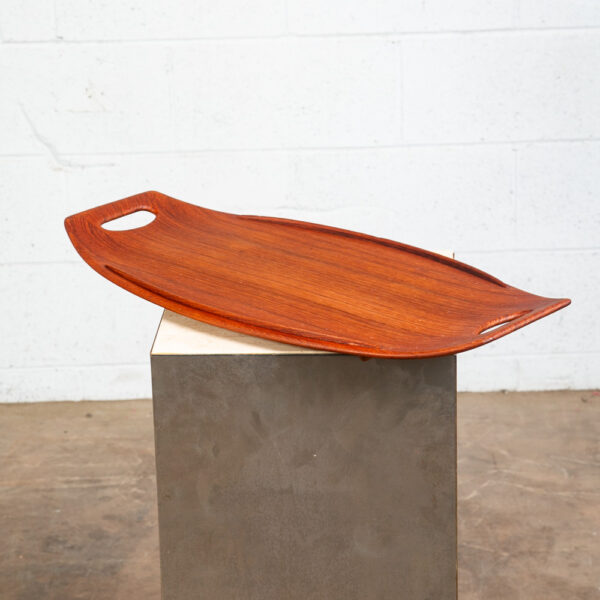 Mid Century Danish Modern serving Tray Dansk Teak Oval IHQ Jens Quistgaard M - Image 7