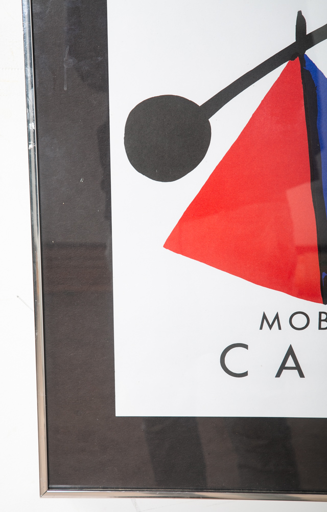 Modern Art Exibit Litho Print Alexander Calder Mobiles Wall Galerie Maeght 1954 - Image 8