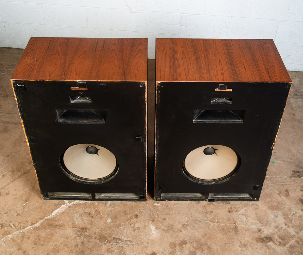 Mid Century Modern Speakers Klipsch Cornwall 1976 Vintage Teak Wood K33E K55V - Image 4