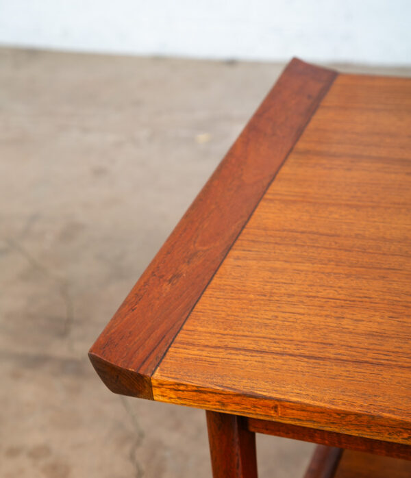 Mid Century Danish Modern Side Table End Nightstand Solid Teak Japanese Japan VG - Image 10
