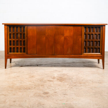 Mid Century Modern Stereo Console Record Player Clairetone Walnut Hifi Radio M