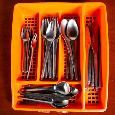 Mid Century Modern Cutlery Silverware Set Japan 38 Pc Contempra Vintage Mcm Lot