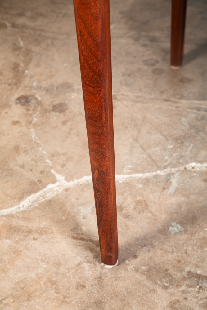 Mid Century Danish Modern Dining Table Solid Teak Extension 2 Draw Leaf Denmark - Image 11