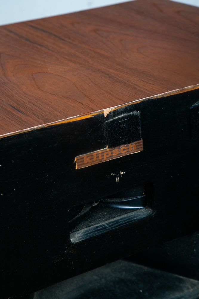 Mid Century Modern Speakers Klipsch Cornwall 1976 Vintage Teak Wood K33E K55V - Image 5