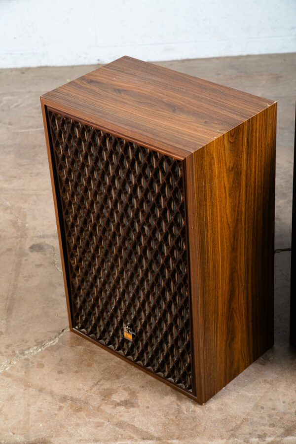 Vintage Speakers Sansui SP 7500X 4 Way Walnut Tested Speaker Set Lattice Grills - Image 8