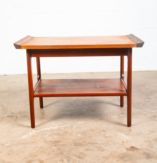 Mid Century Danish Modern Side Table End Nightstand Solid Teak Japanese Japan VG - Image 11