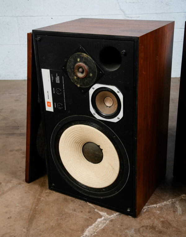 Mid Century Modern Speakers JBL L100 Walnut Tested Vintage Speaker Set Hifi Mcm - Image 5