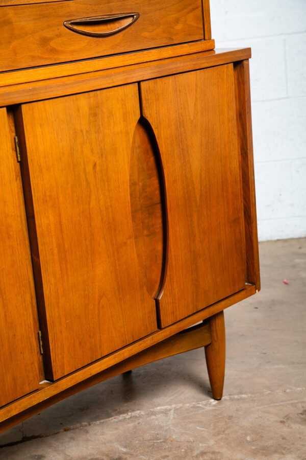 Mid Century Modern China Cabinet Garrison Hutch Glass Display Danish Furniture M - Image 11