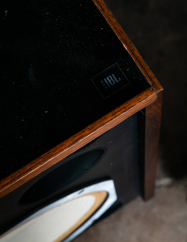 Mid Century Modern Speakers JBL L55 Walnut Tested Vintage Speaker Set Hifi Mcm - Image 6