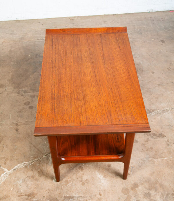 Mid Century Danish Modern Side Table End Nightstand Solid Teak Japanese Japan VG - Image 12
