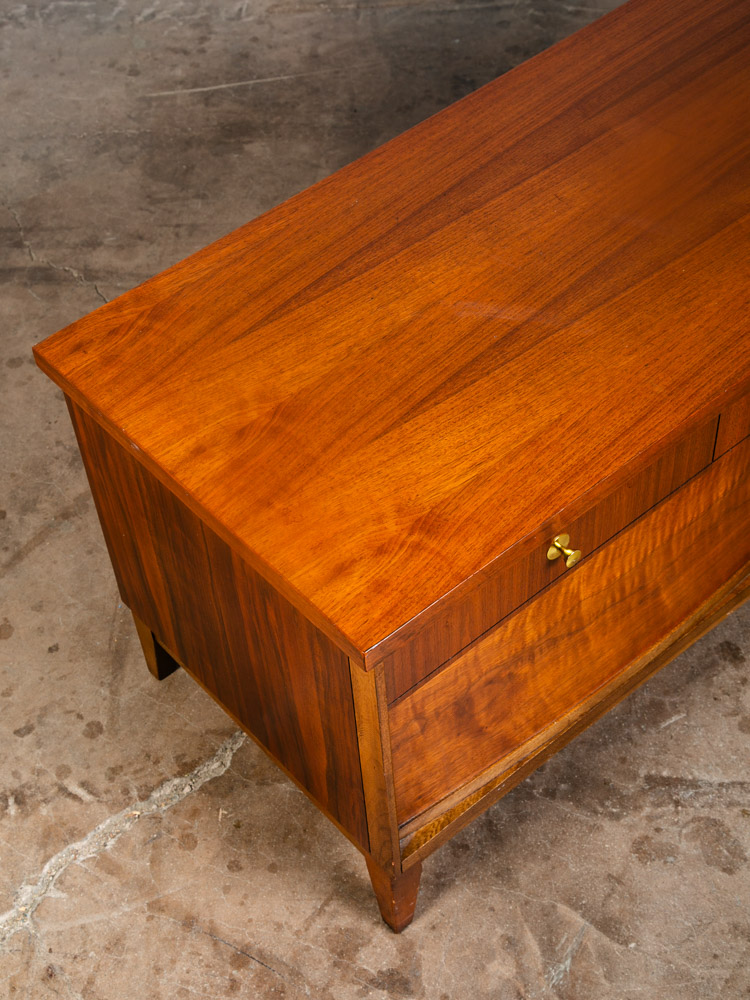 Mid Century Modern Hope Chest Lane Walnut Wood Trunk Lock Disassembled Vintage - Image 10