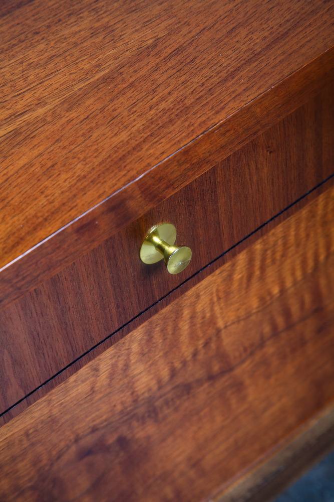 Mid Century Modern Hope Chest Lane Walnut Wood Trunk Lock Disassembled Vintage - Image 11