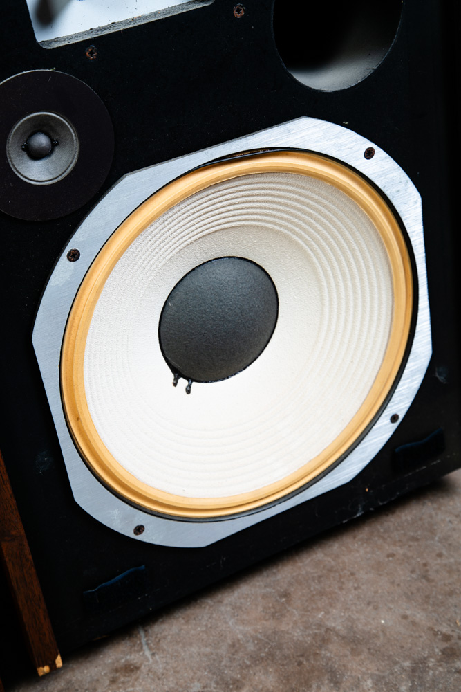 Mid Century Modern Speakers JBL L55 Walnut Tested Vintage Speaker Set Hifi Mcm - Image 4