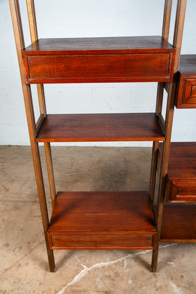 Mid Century Danish Modern Room Divider Wall Unit Teak Wood 2 Bay Modular Mcm #2 - Image 8