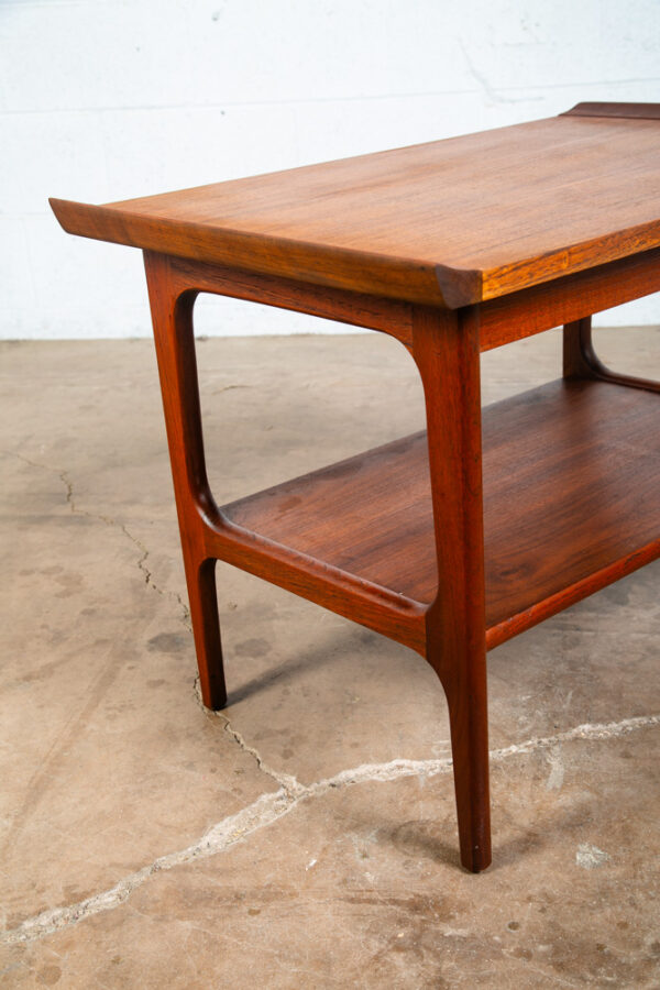 Mid Century Danish Modern Side Table End Nightstand Solid Teak Japanese Japan VG - Image 6