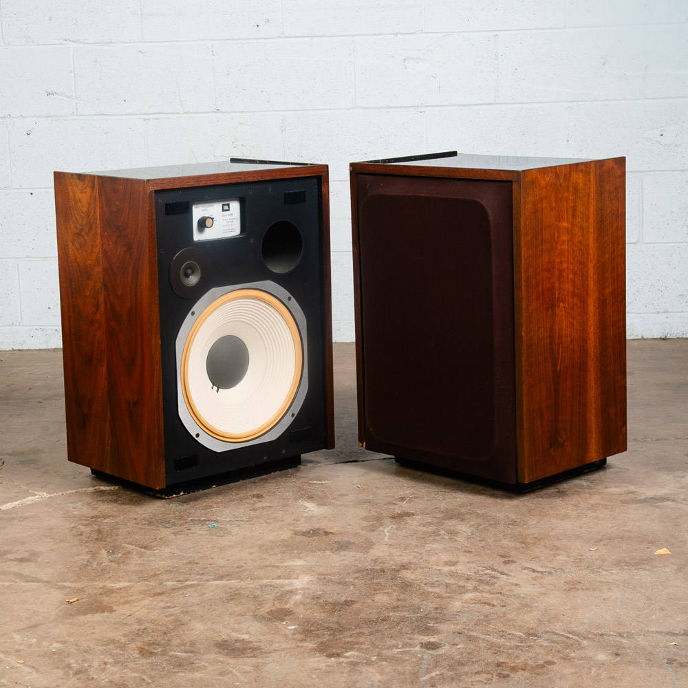 Mid Century Modern Speakers JBL L55 Walnut Tested Vintage Speaker Set Hifi Mcm - Image 9