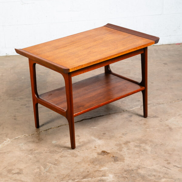 Mid Century Danish Modern Side Table End Nightstand Solid Teak Japanese Japan VG - Image 5