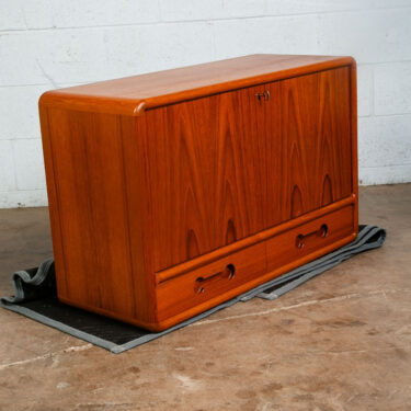 Mid Century Danish Modern Wall Unit Cabinet 2 Drawer Teak Cadovius Cado Desk NM