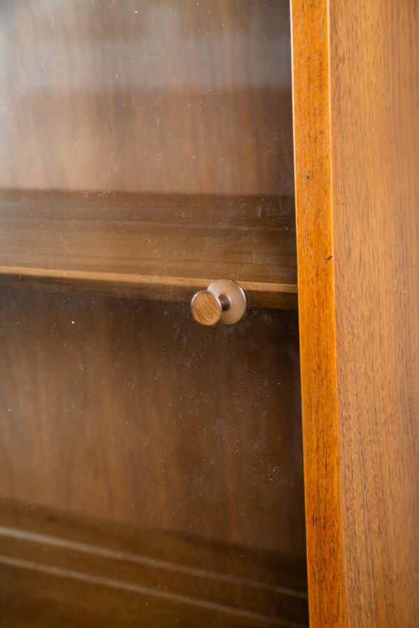 Mid Century Modern China Cabinet Garrison Hutch Glass Display Danish Furniture M - Image 7