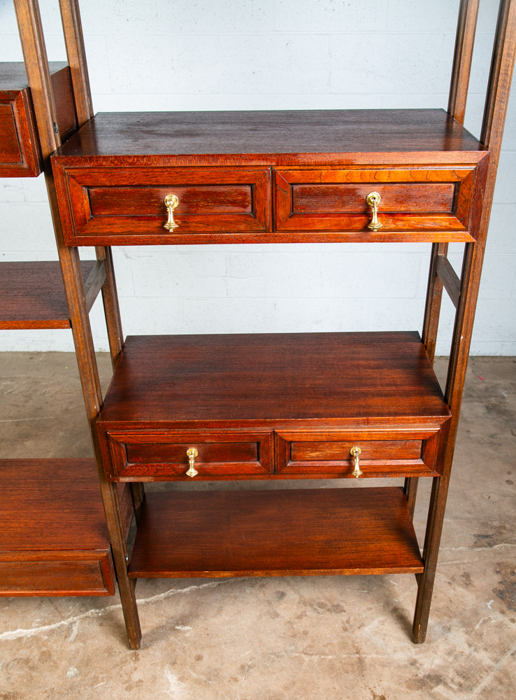 Mid Century Danish Modern Room Divider Wall Unit Teak Wood 2 Bay Modular Mcm #2 - Image 10
