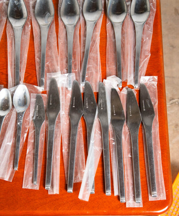 Mid Century Modern Cutlery Silverware Set Japan 38 Pc Contempra Vintage Mcm Lot - Image 12