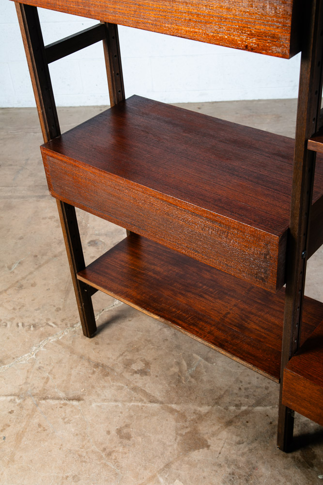 Mid Century Danish Modern Room Divider Wall Unit Teak Wood 2 Bay Modular Mcm #2 - Image 11