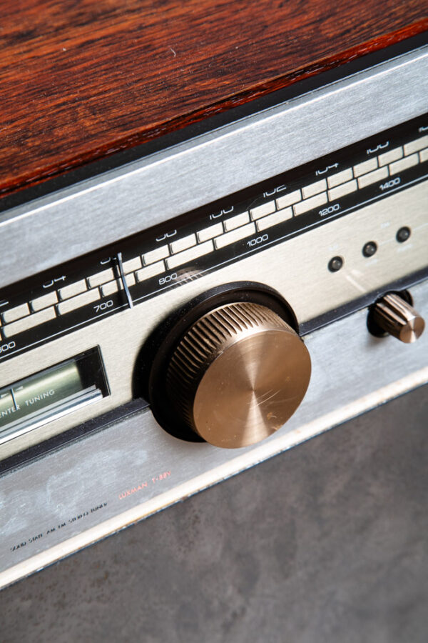 Vintage Luxman Integrated Amplifier & Tuner L-80V Solid State Brazilian Rosewood - Image 11