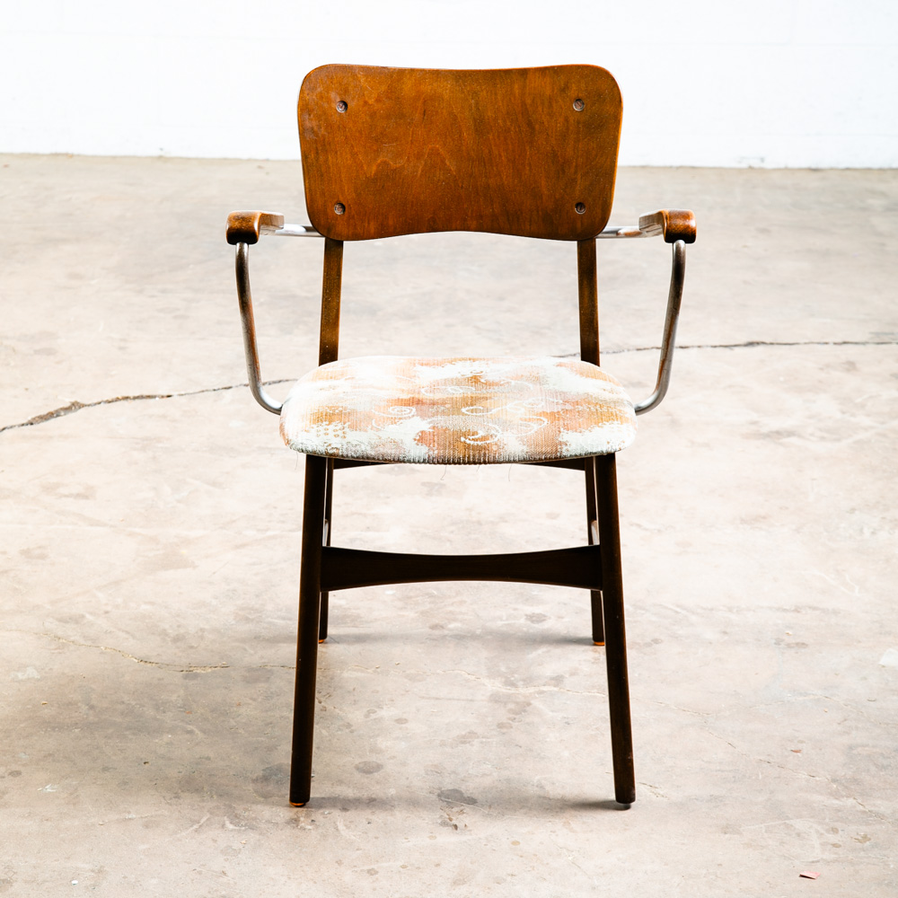 Mid Century Danish Modern Armchair Chair Dining Teak Captains Ib Kofod Larsen