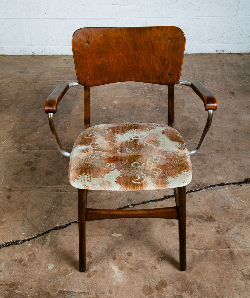Mid Century Danish Modern Armchair Chair Dining Teak Captains Ib Kofod Larsen - Image 5