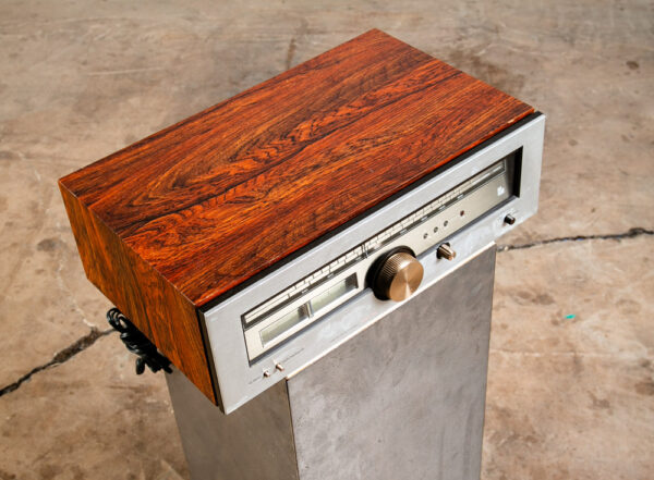Vintage Luxman Integrated Amplifier & Tuner L-80V Solid State Brazilian Rosewood - Image 3