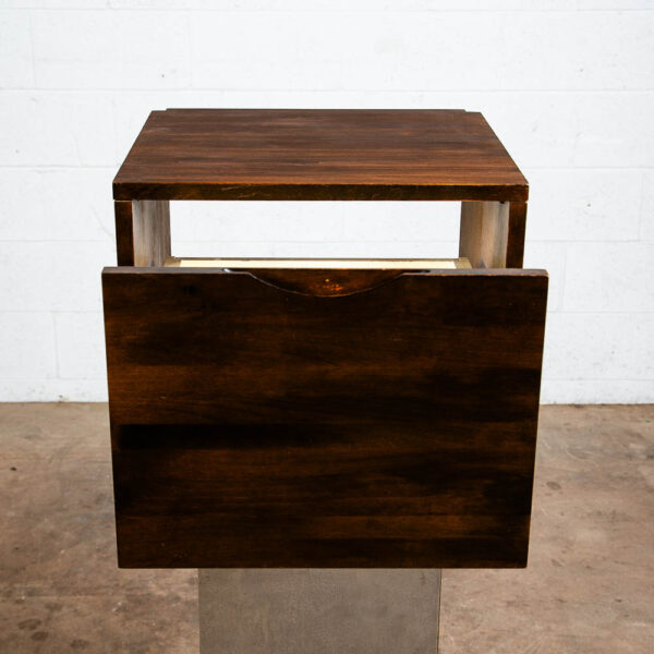 Mid Century Danish Modern Wall Unit Drawer Wood Kopenhavn Mcm Home Office Storage - Image 9