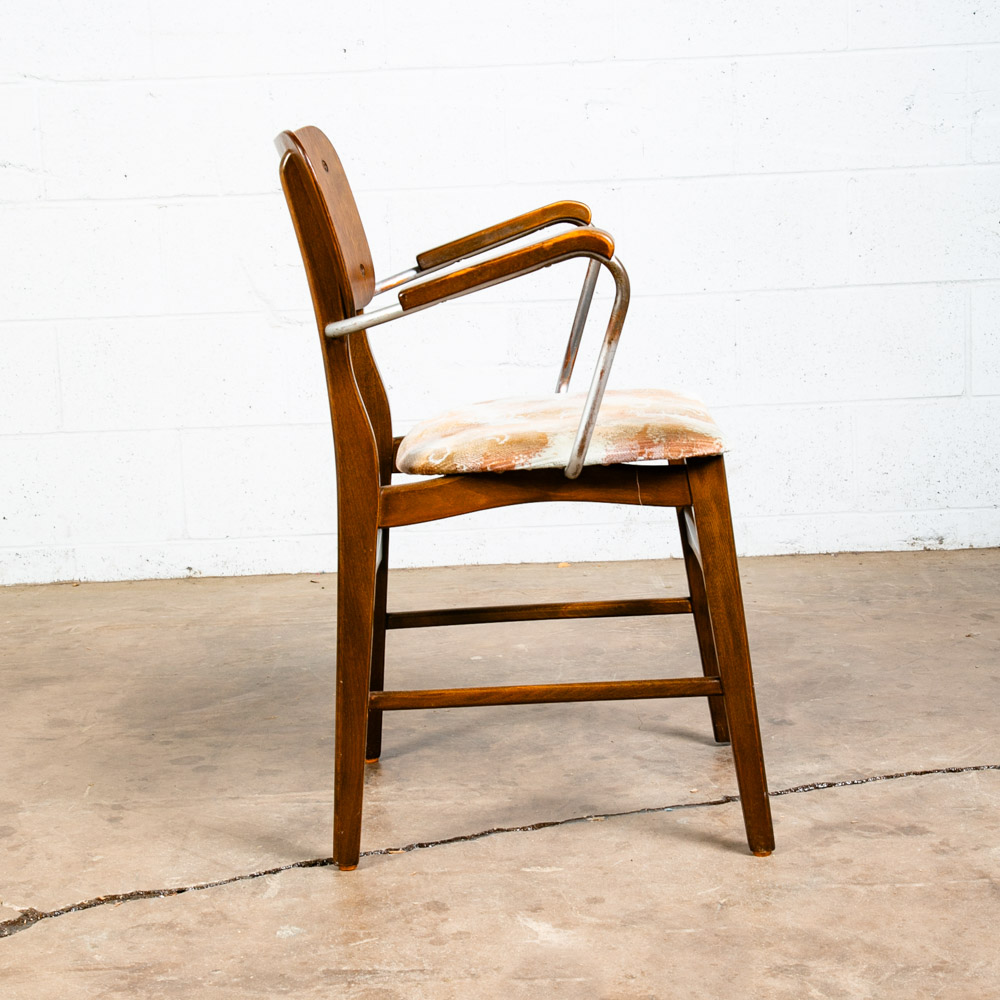 Mid Century Danish Modern Armchair Chair Dining Teak Captains Ib Kofod Larsen - Image 3