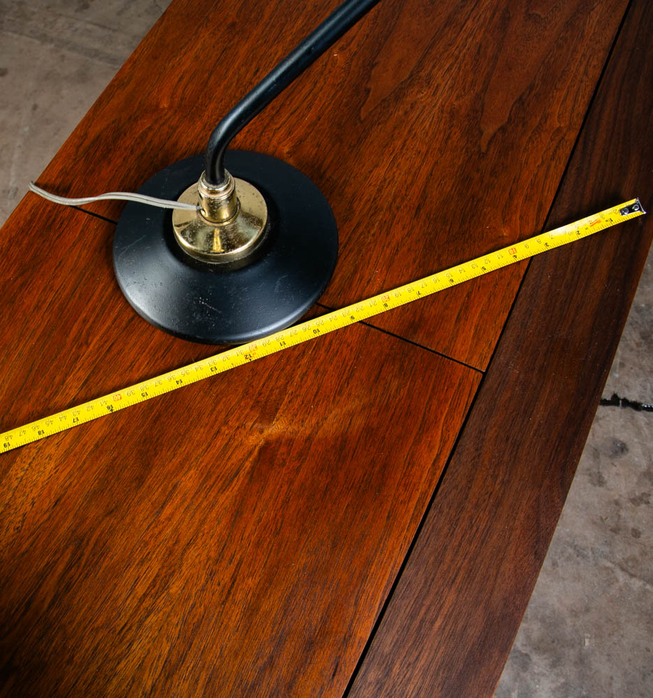 Mid Century Modern Table Lamp Round Metal Light Desk Black Swivel UFO Saucer Mcm - Image 8