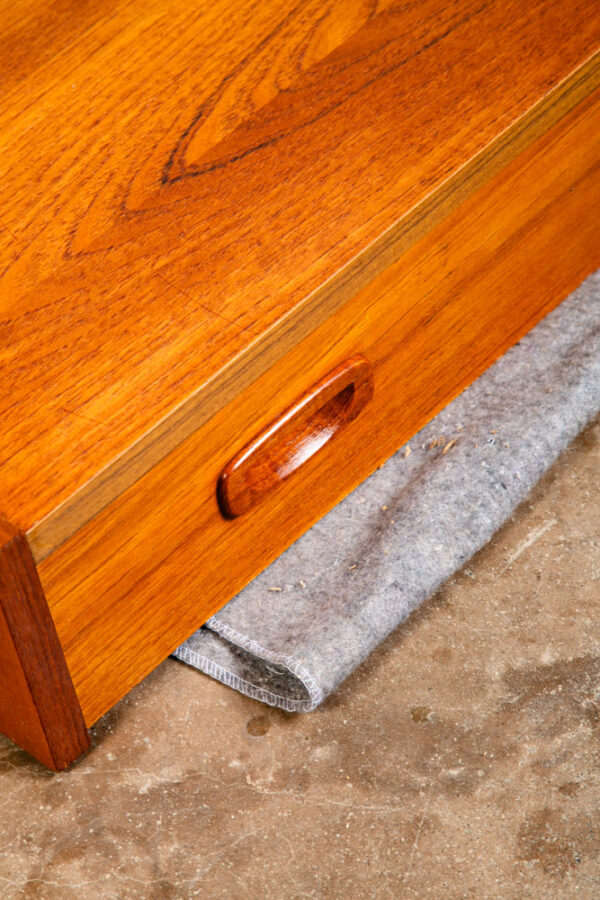 Mid Century Danish Modern Wall Unit Desk 1 Drawer Teak Mcm Cado Section Modular - Image 7