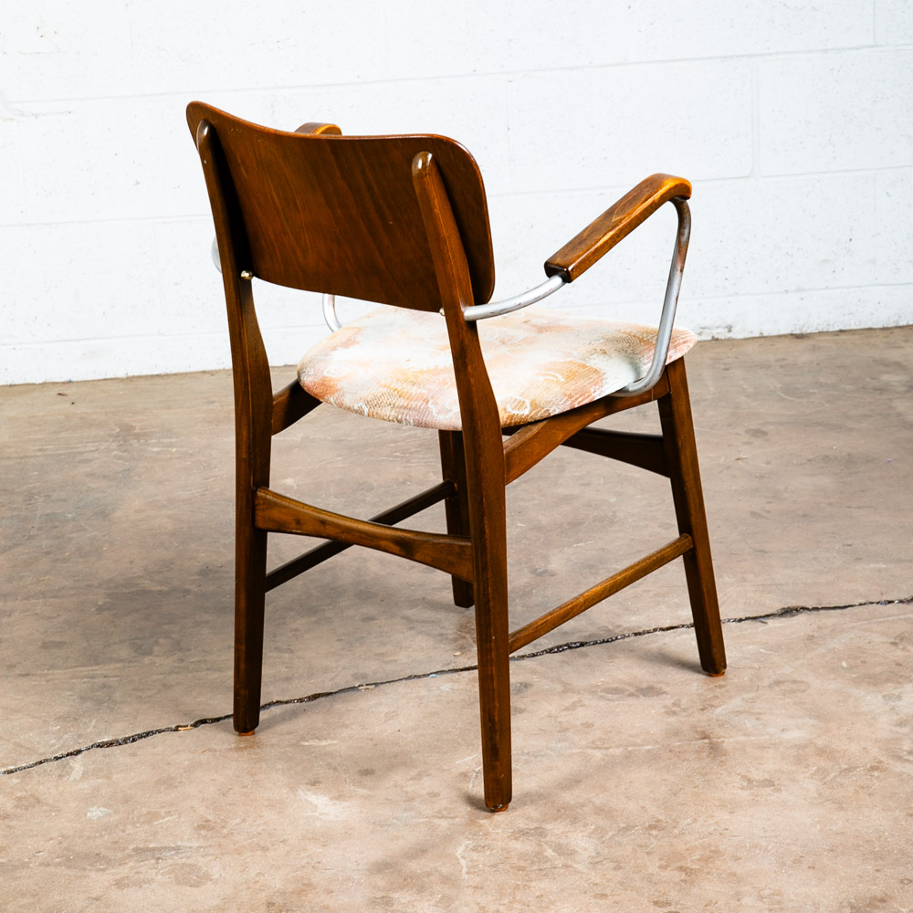 Mid Century Danish Modern Armchair Chair Dining Teak Captains Ib Kofod Larsen - Image 9
