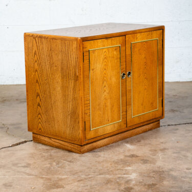 Mid Century Modern Nightstand Founders Jack Cartwright End Side Table Brass Oak